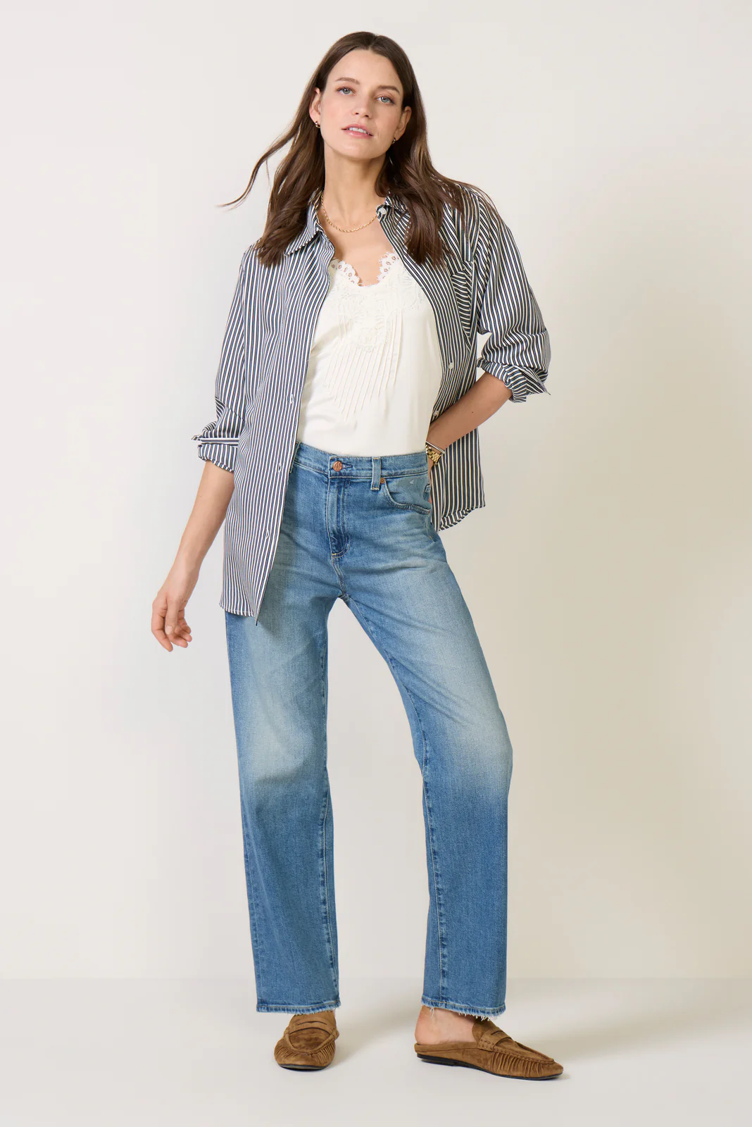 Allie Stripe Shirt - Image 2
