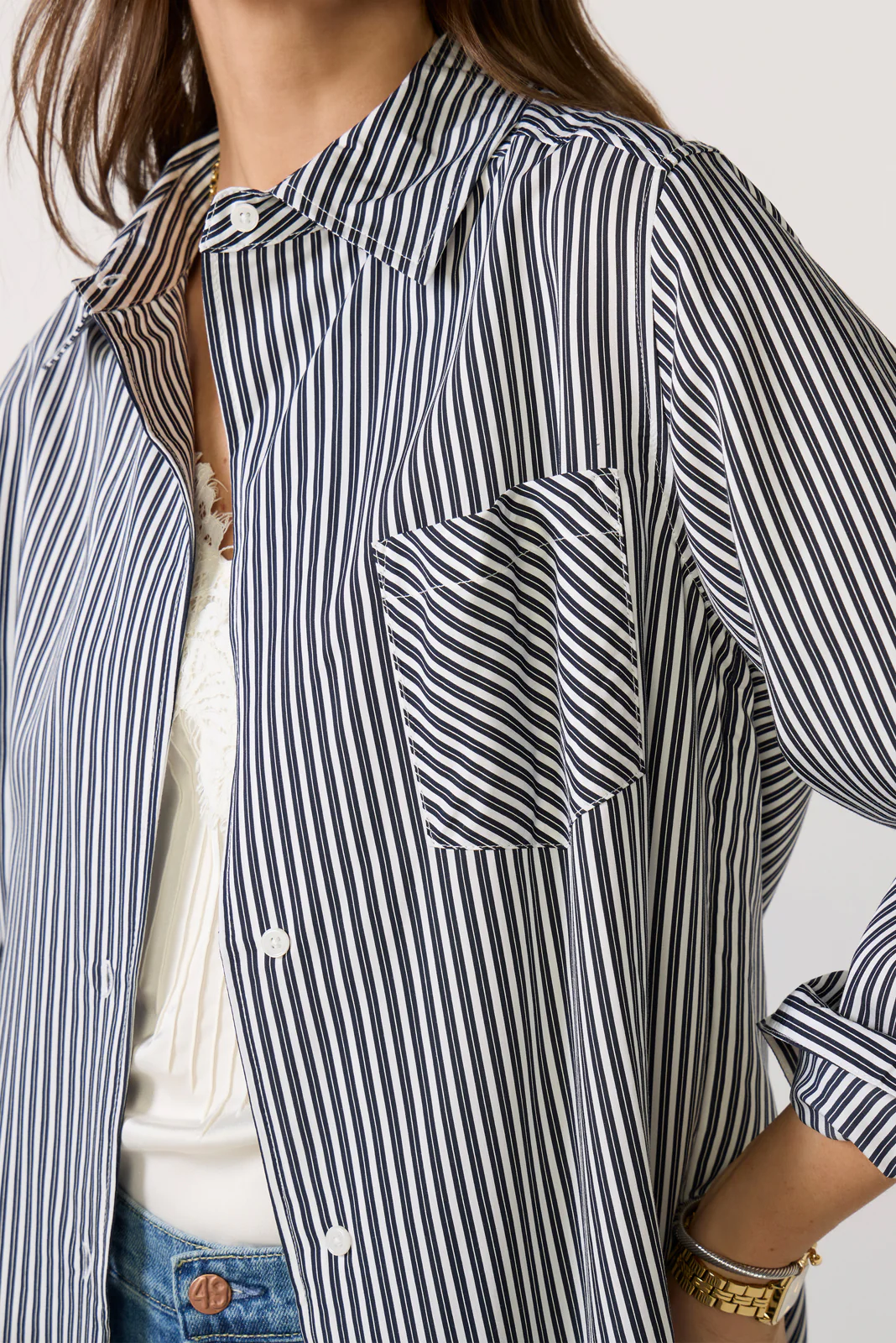 Allie Stripe Shirt - Image 3