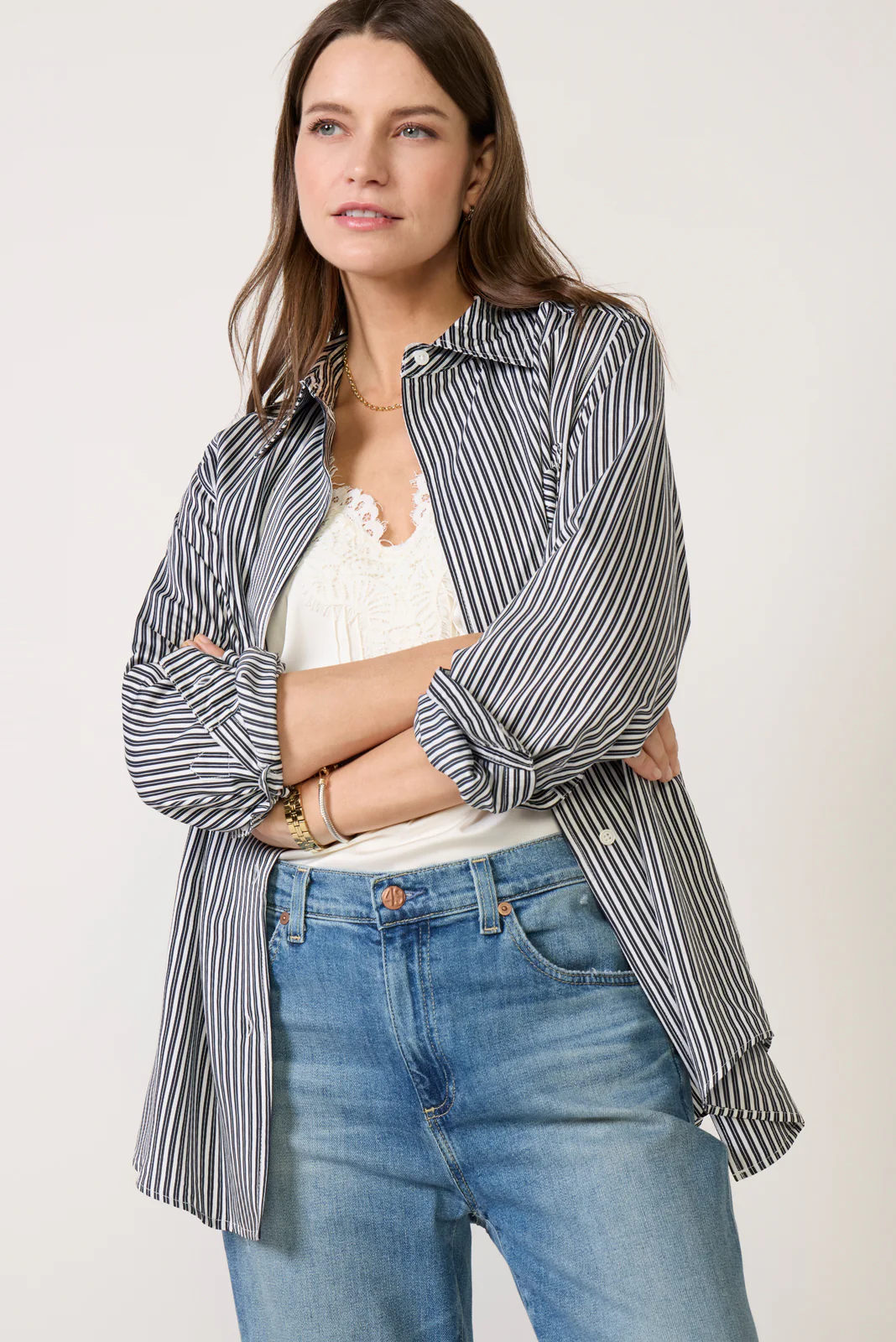 Allie Stripe Shirt - Image 5