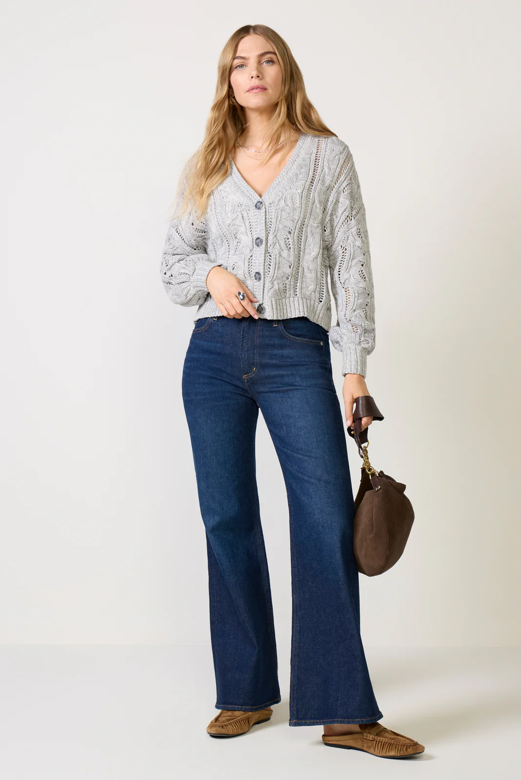 Brielle Pointelle Cardigan - Image 2