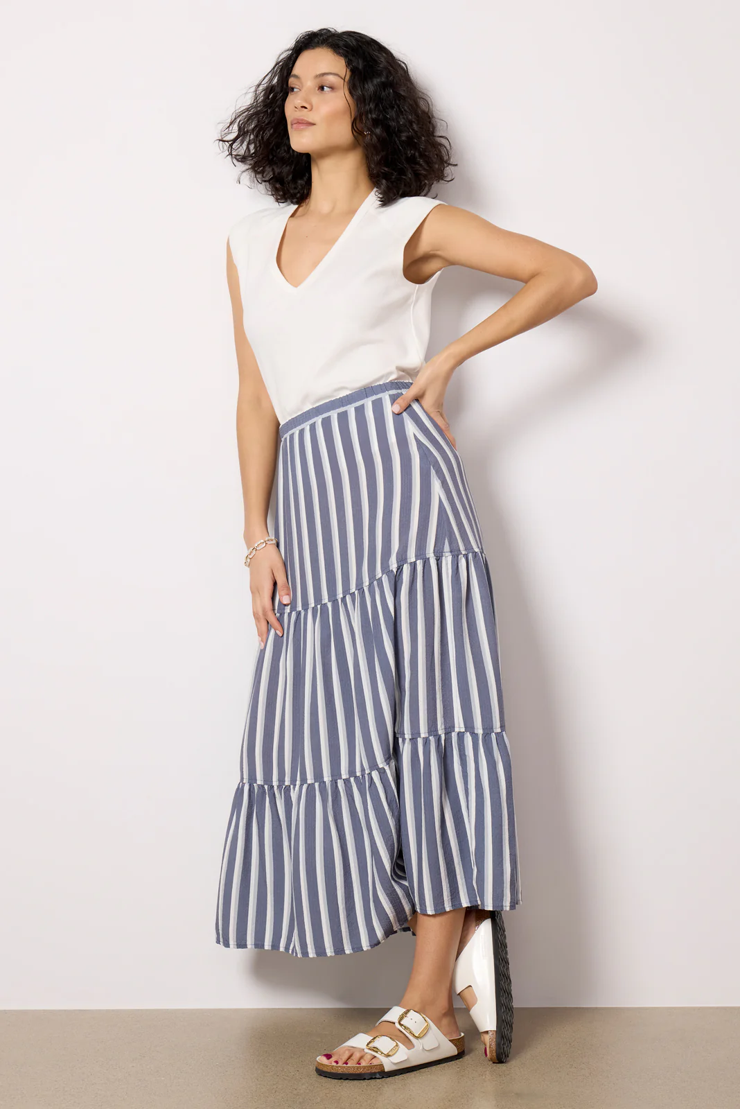 Cali Stripe Skirt - Image 5