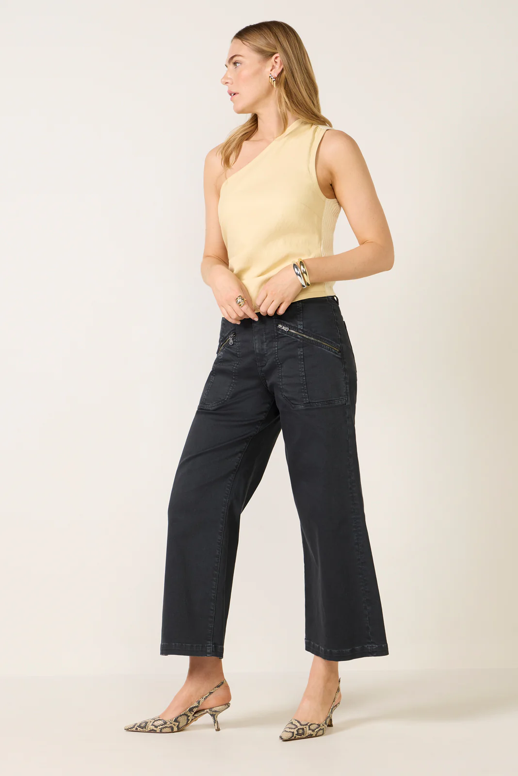Claire Faux Leather Top - Image 3