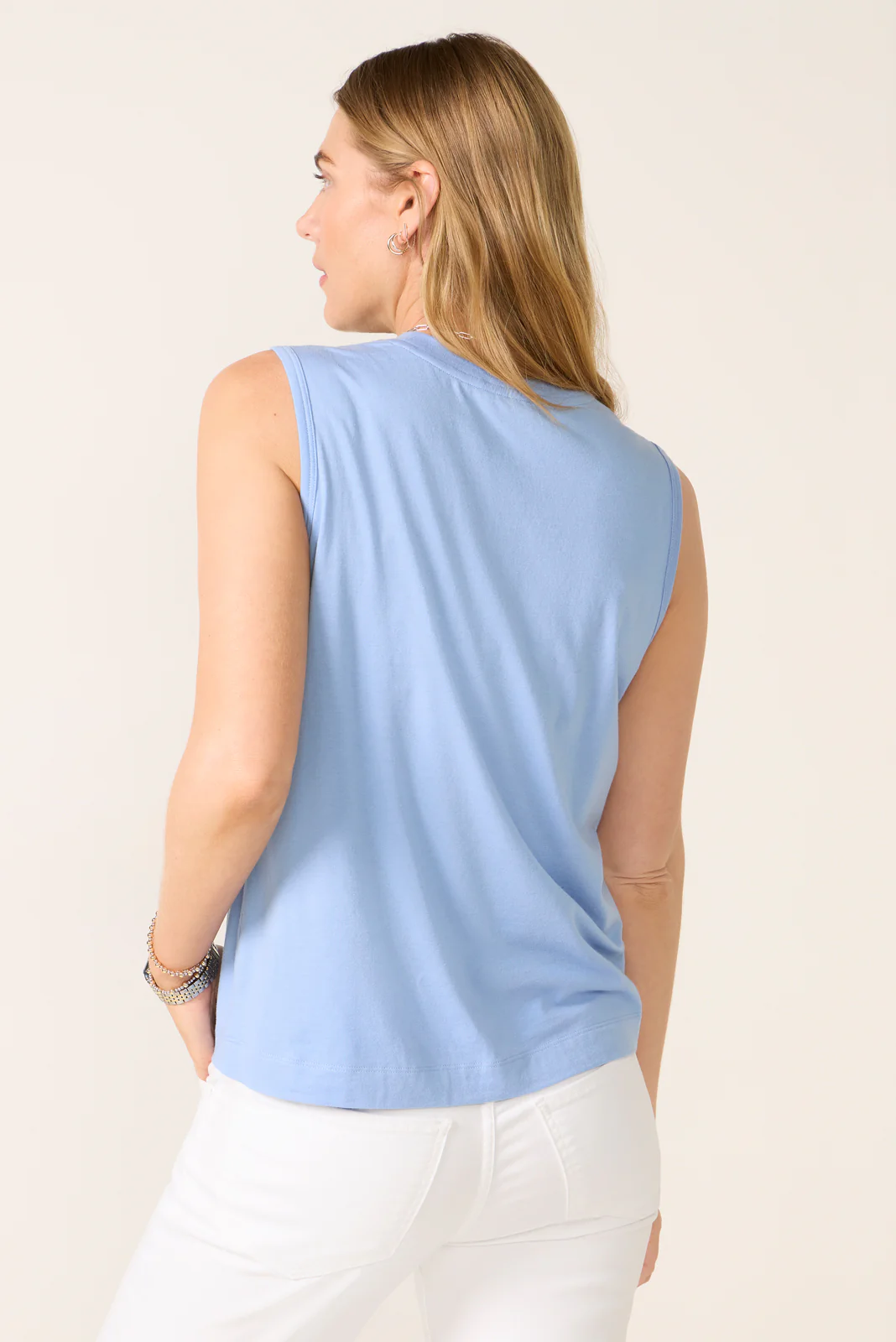 Crew Neck Muscle Tank - Image 4