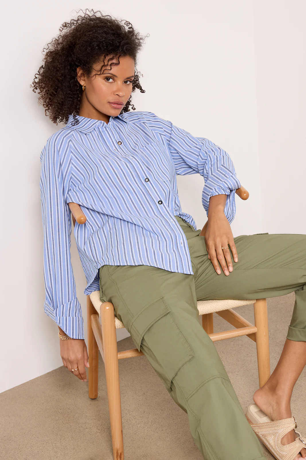 Everly Stripe Shirt - Image 5