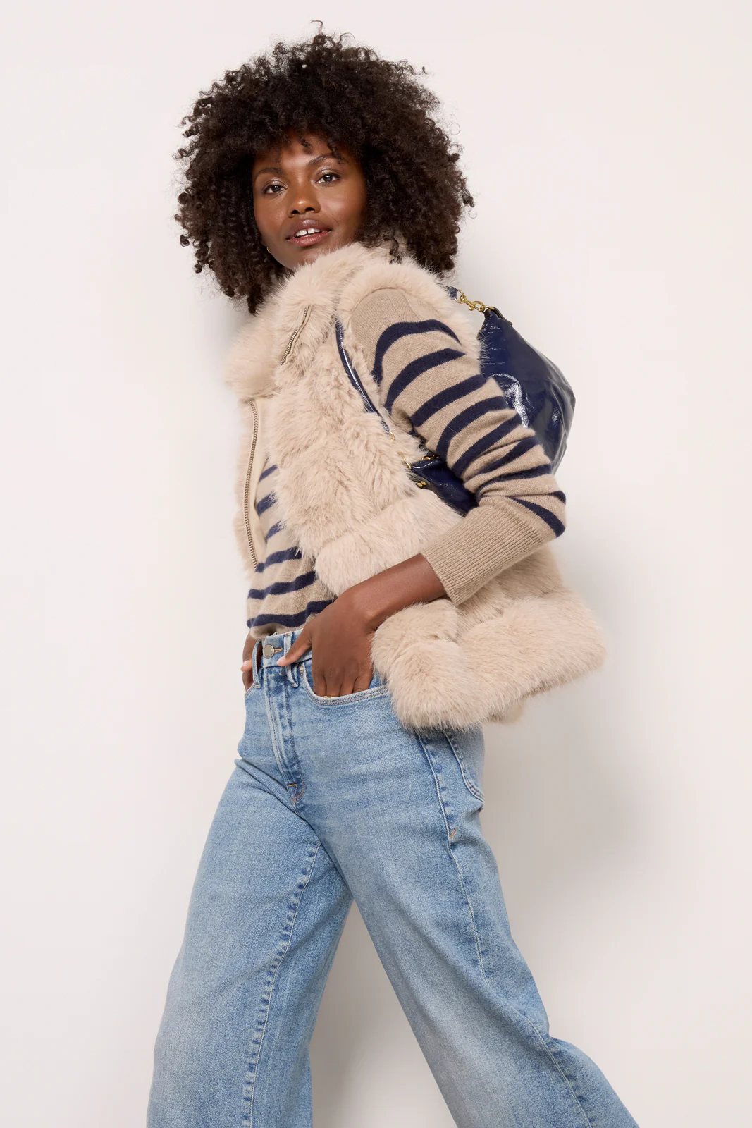 Faux Fur Vest - Image 5