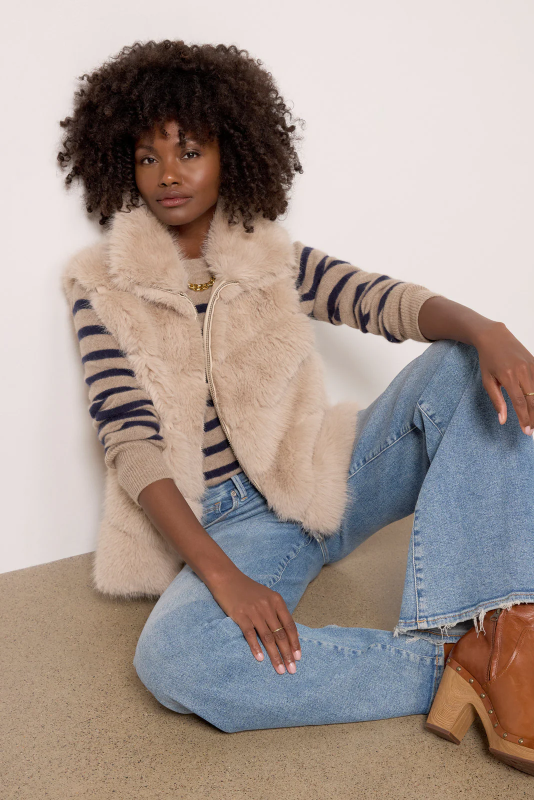 Faux Fur Vest - Image 6