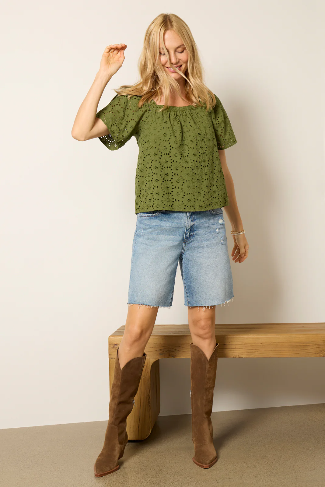 Hadley Eyelet Top - Image 2
