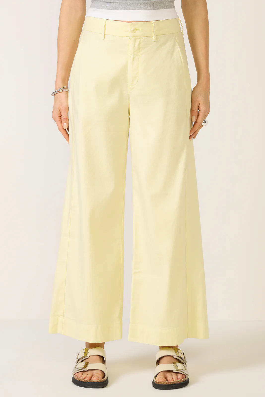 Joelle Stretch Linen Crop Pant - Image 5