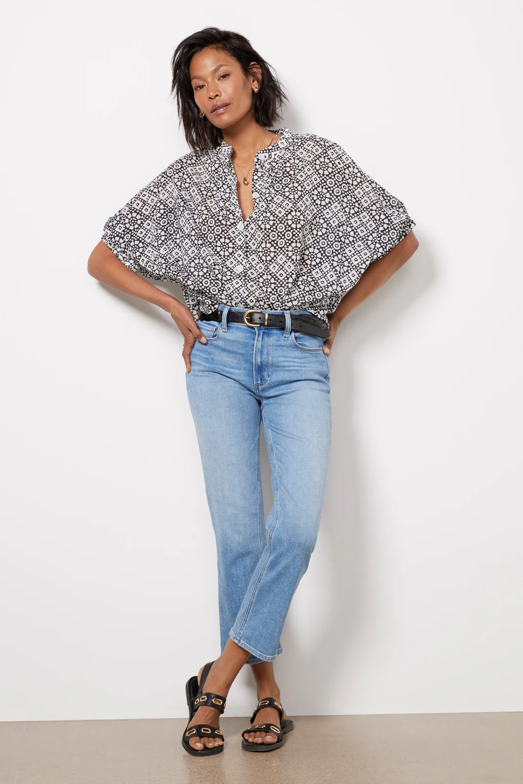 Mandarin Collar Top - Image 3