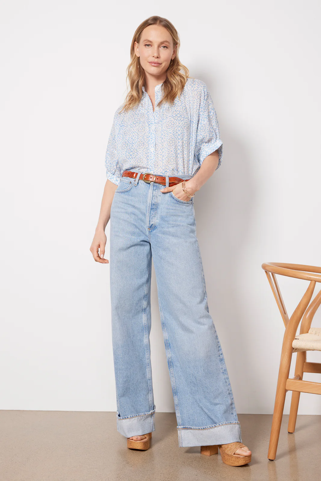 Mandarin Collar Top - Image 3