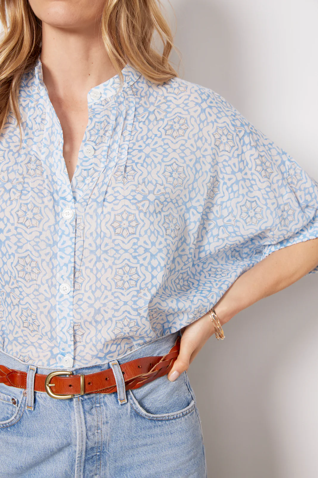 Mandarin Collar Top - Image 5
