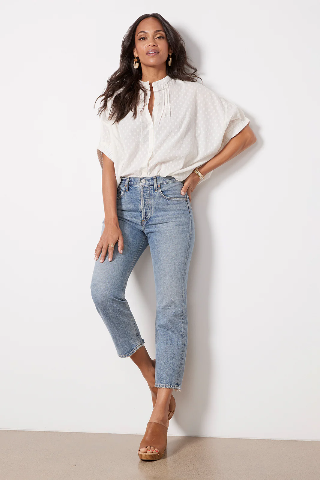 Mandarin Collar Top - Image 3