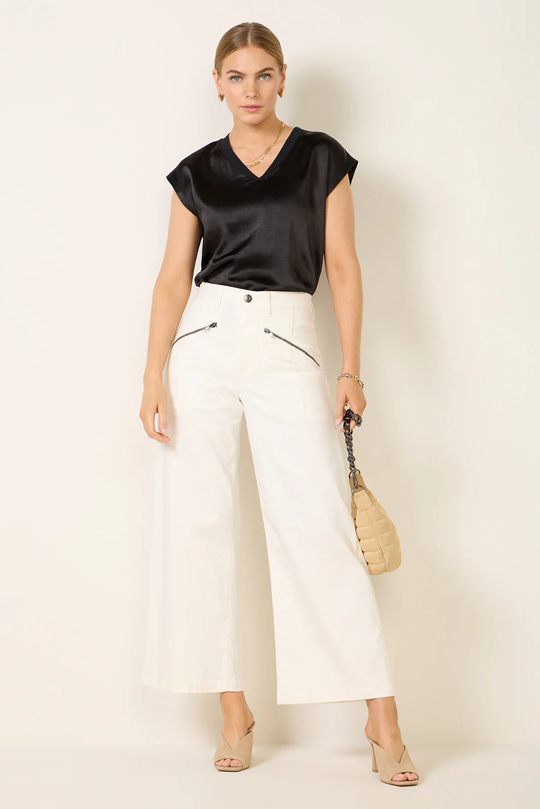 Meg Wide Leg w Zipper Pocket