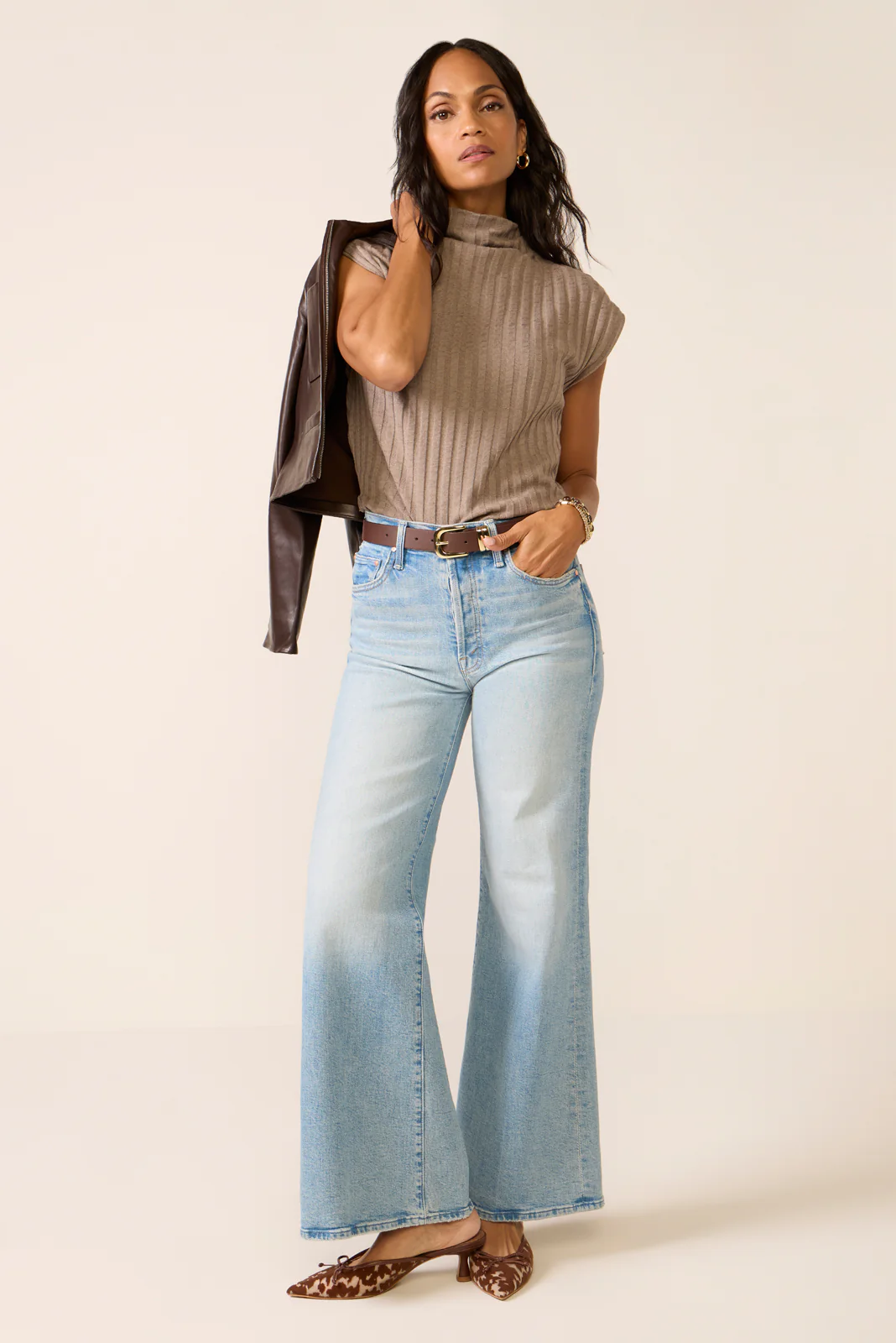 Nara Mock Neck Top