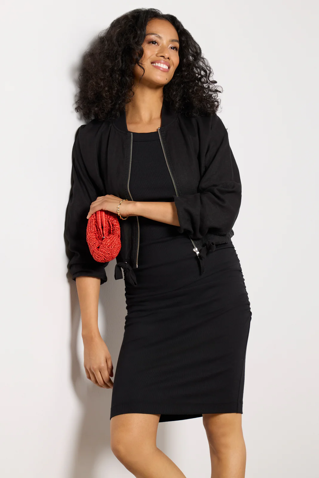 Noa Relaxed Linen Bomber - Image 5