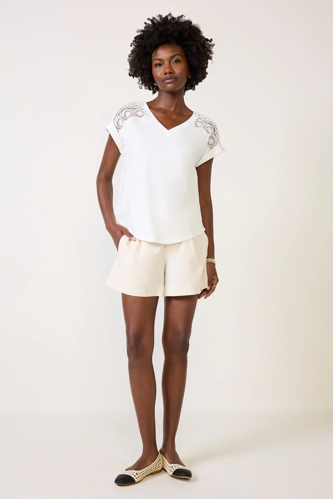Noah Crochet Tee - Image 6