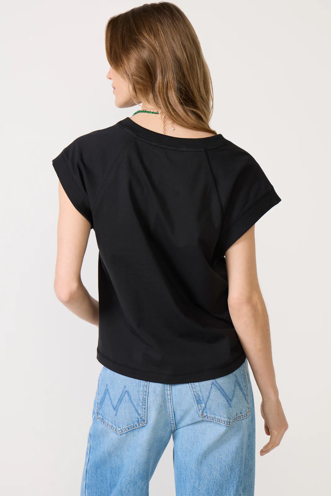 Nora V Neck Muscle Tee - Image 5