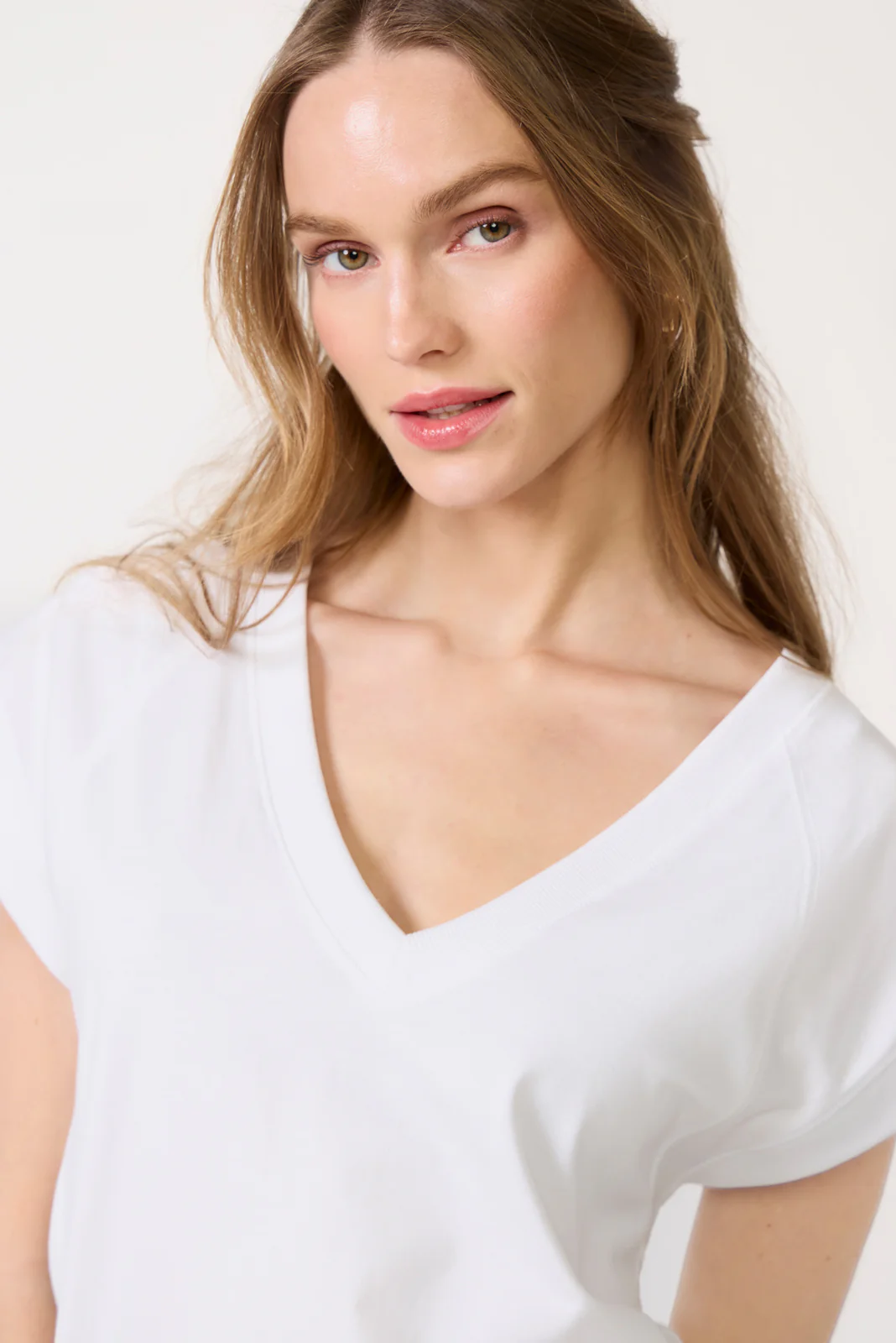 Nora V Neck Muscle Tee - Image 3