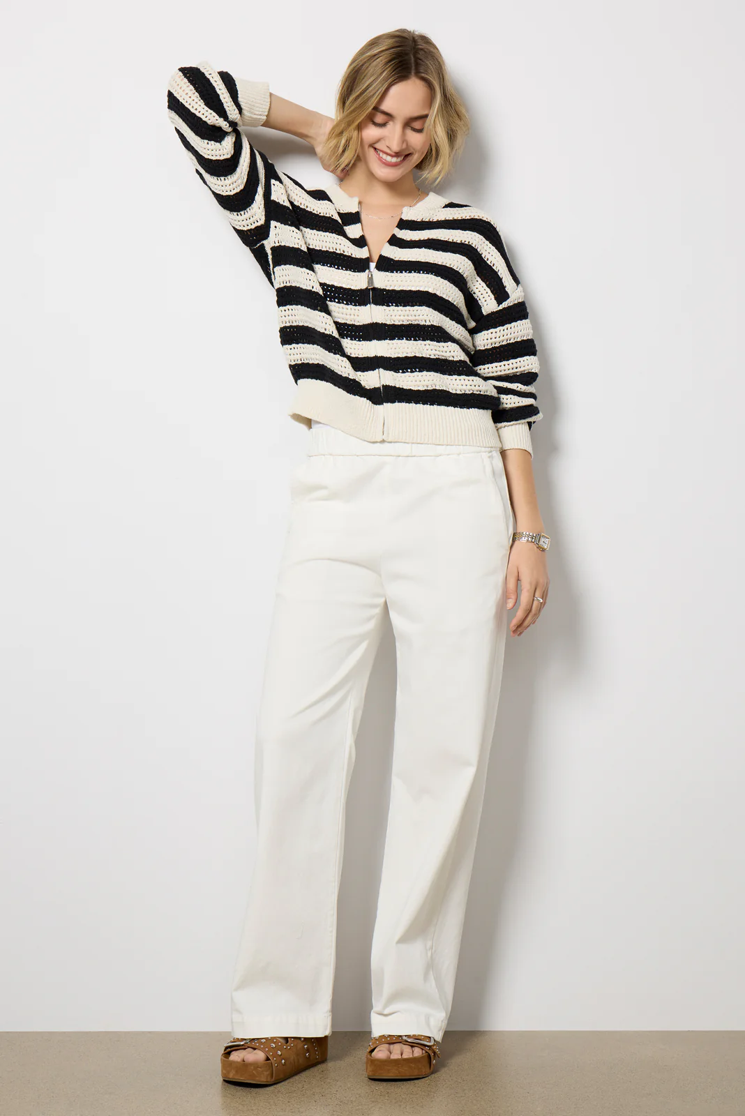 Open Knit Bomber - Image 5