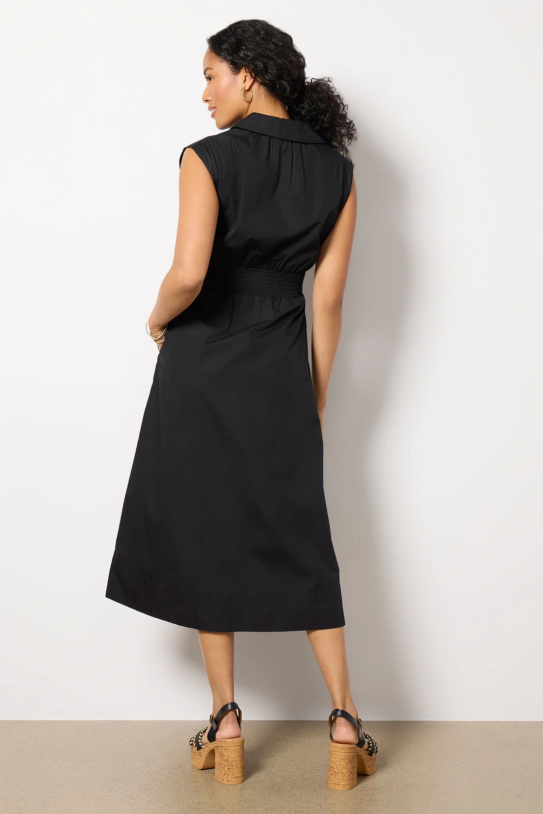 Perry Tie Waist Shirt Dress - Image 4