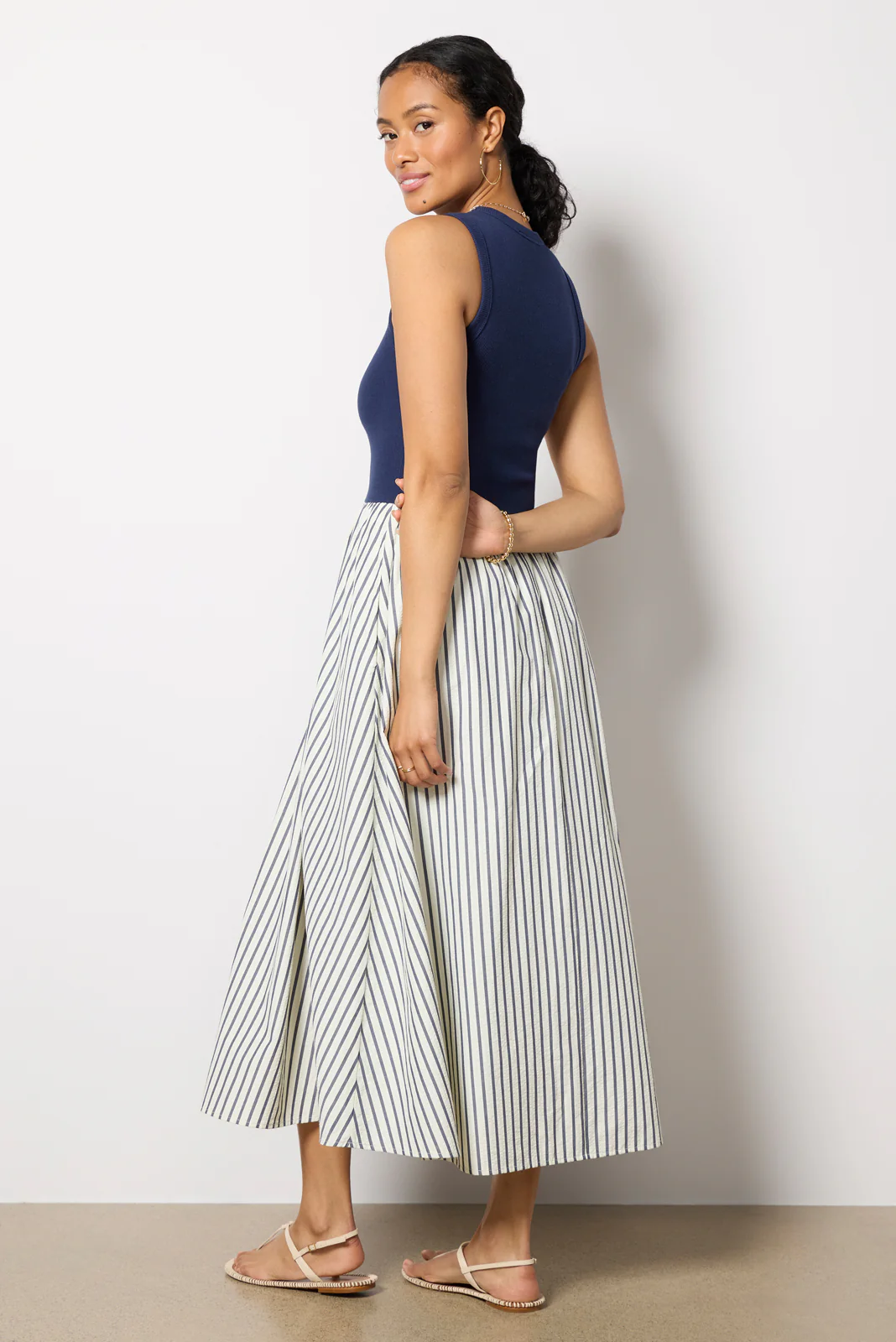Rhett Mixed Media Maxi Dress - Image 4