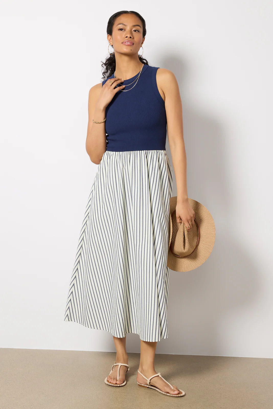 Rhett Mixed Media Maxi Dress - Image 5