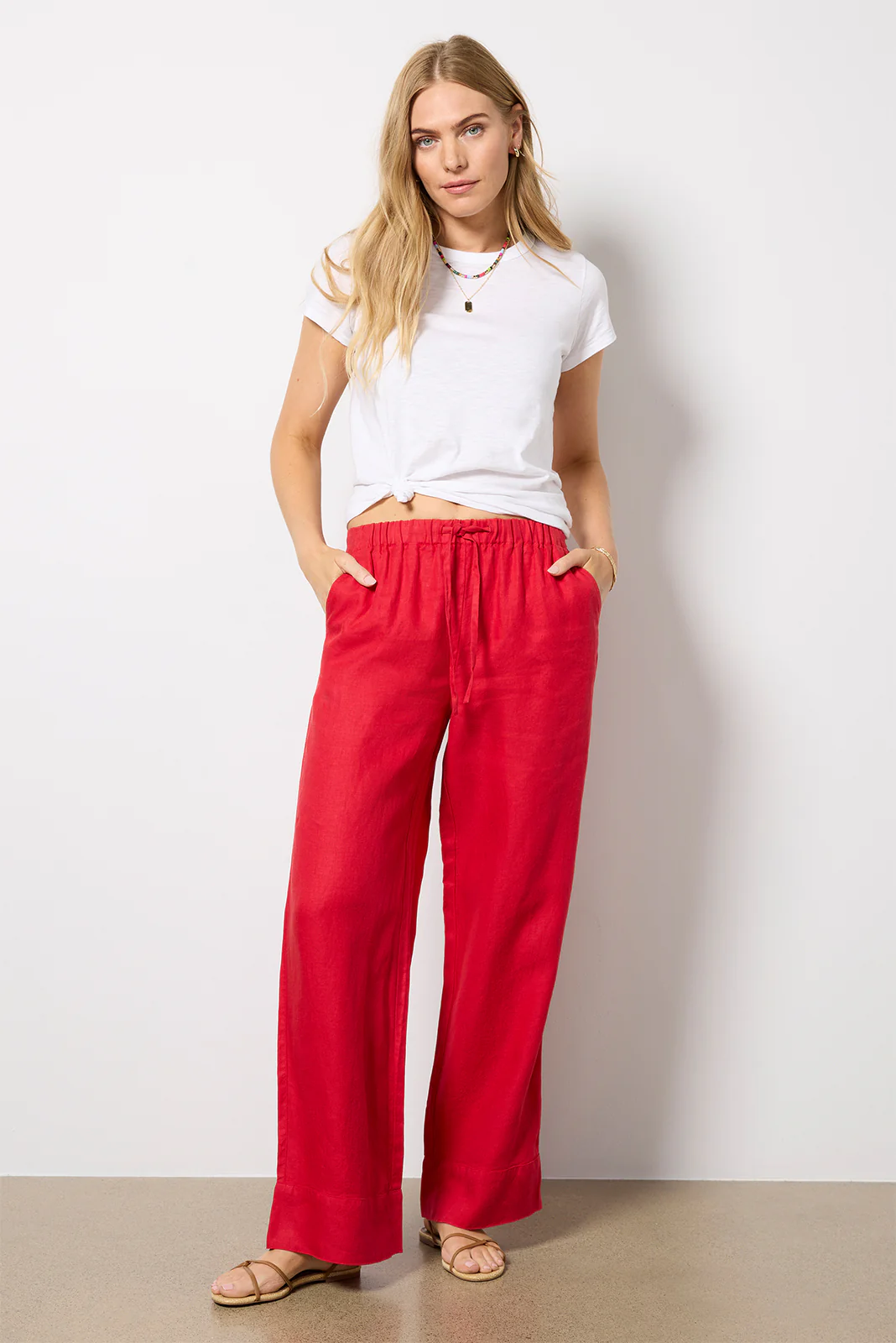 Riley Pant in Linen - Image 5