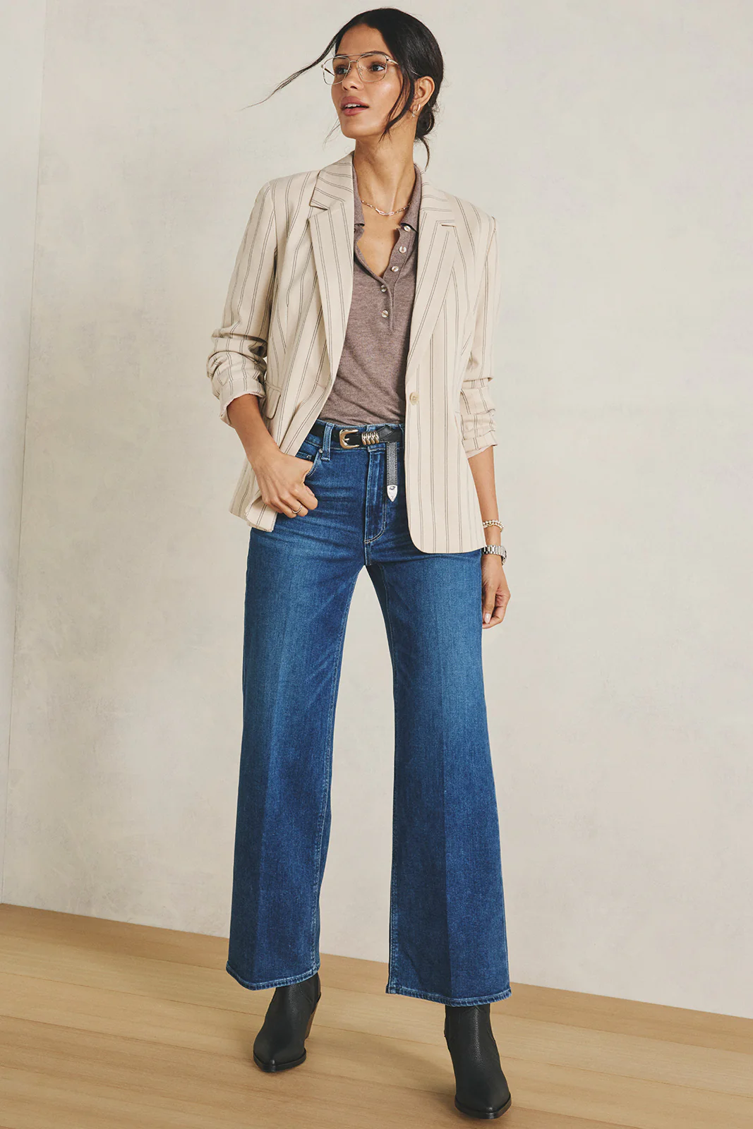 Rory Multi Stripe Blazer - Image 7