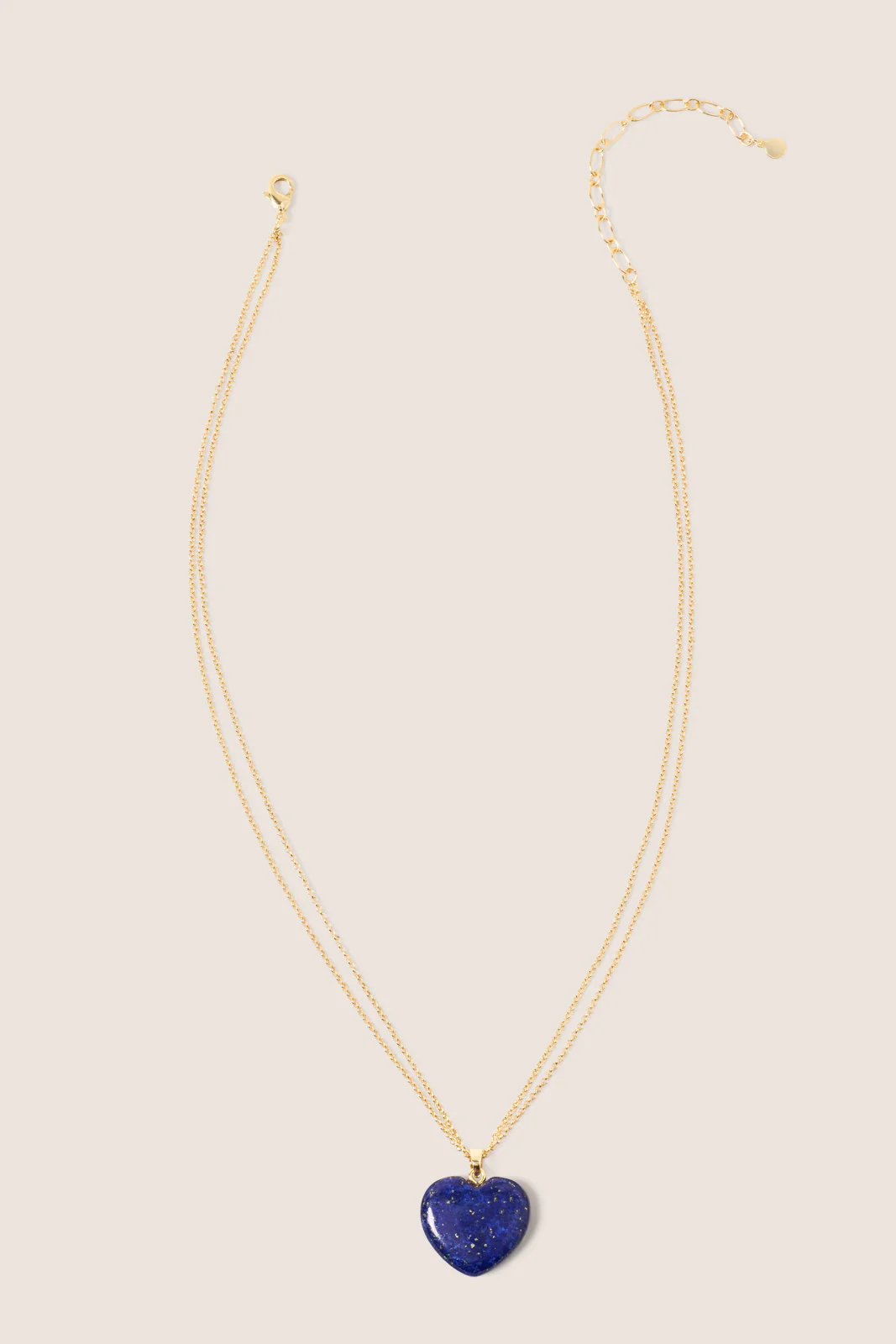 Sarah Stone Heart Necklace