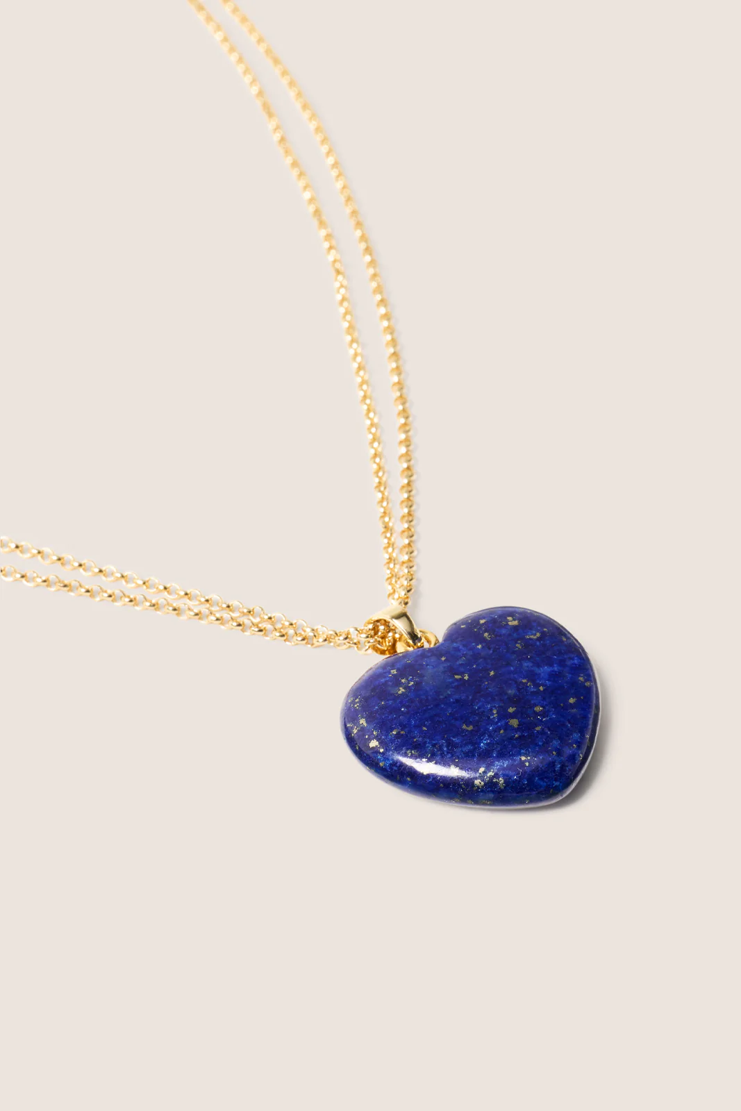 Sarah Stone Heart Necklace - Image 2