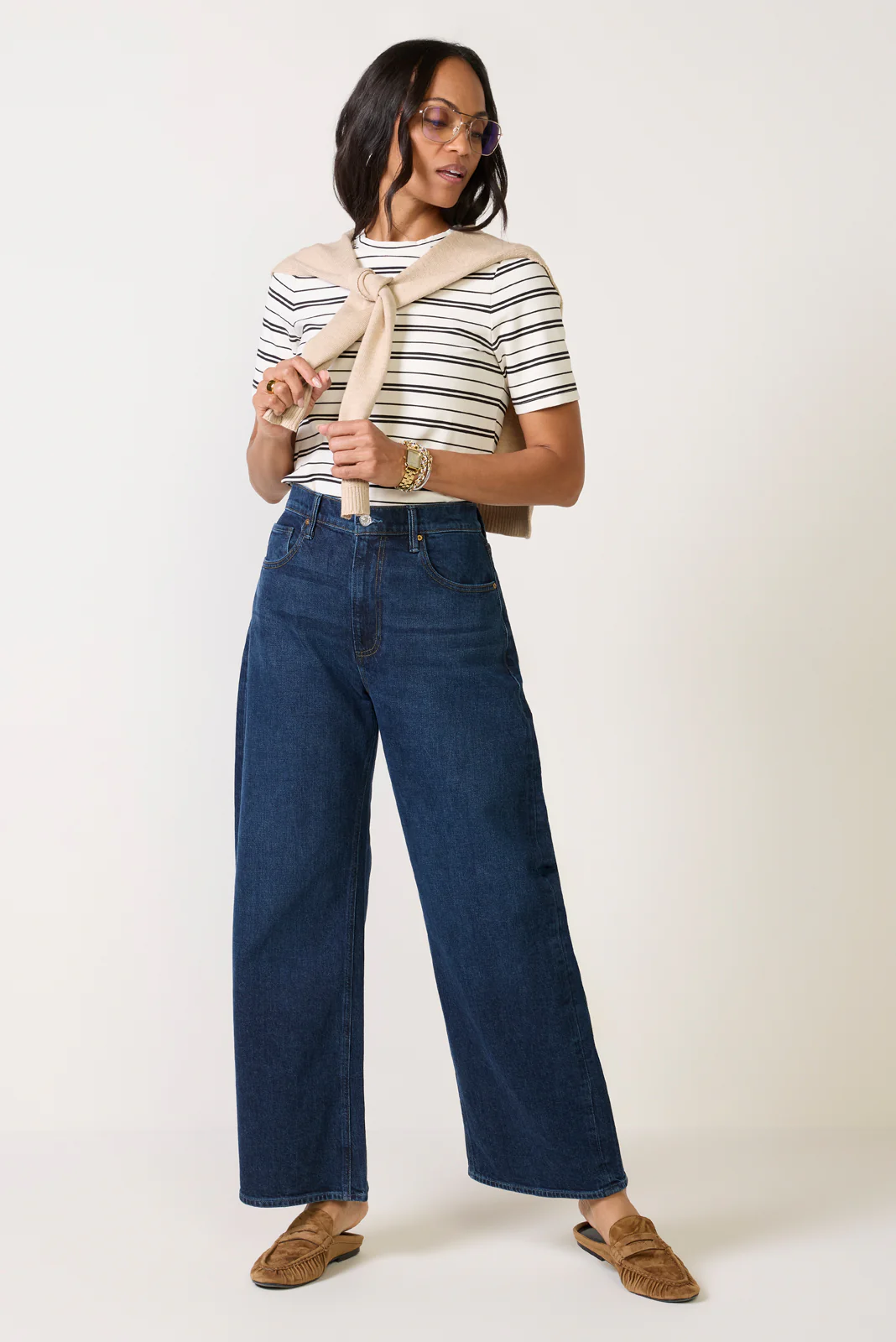 Short Sleeve Crewneck Elbow Tee - Image 2