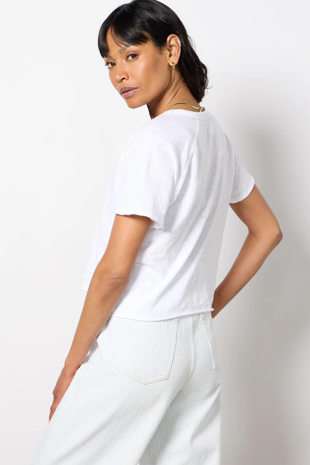 Split Neck Tee - Image 5