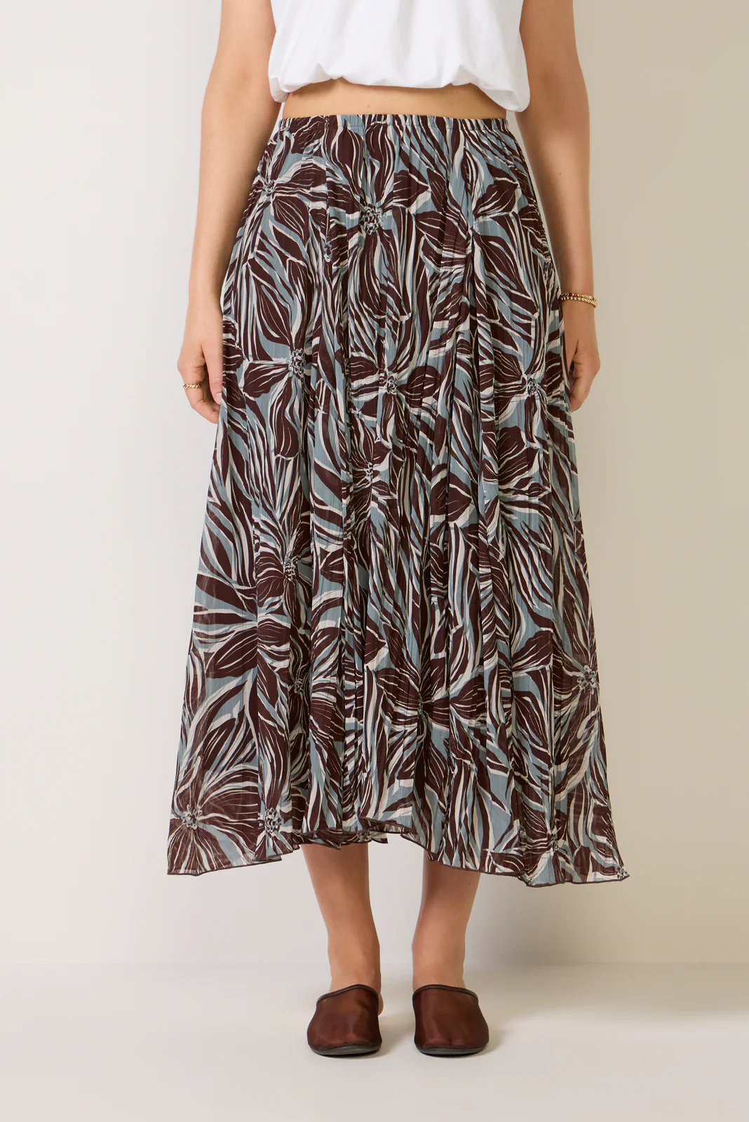 Victoria Zinn Floral Maxi Skirt - Image 5