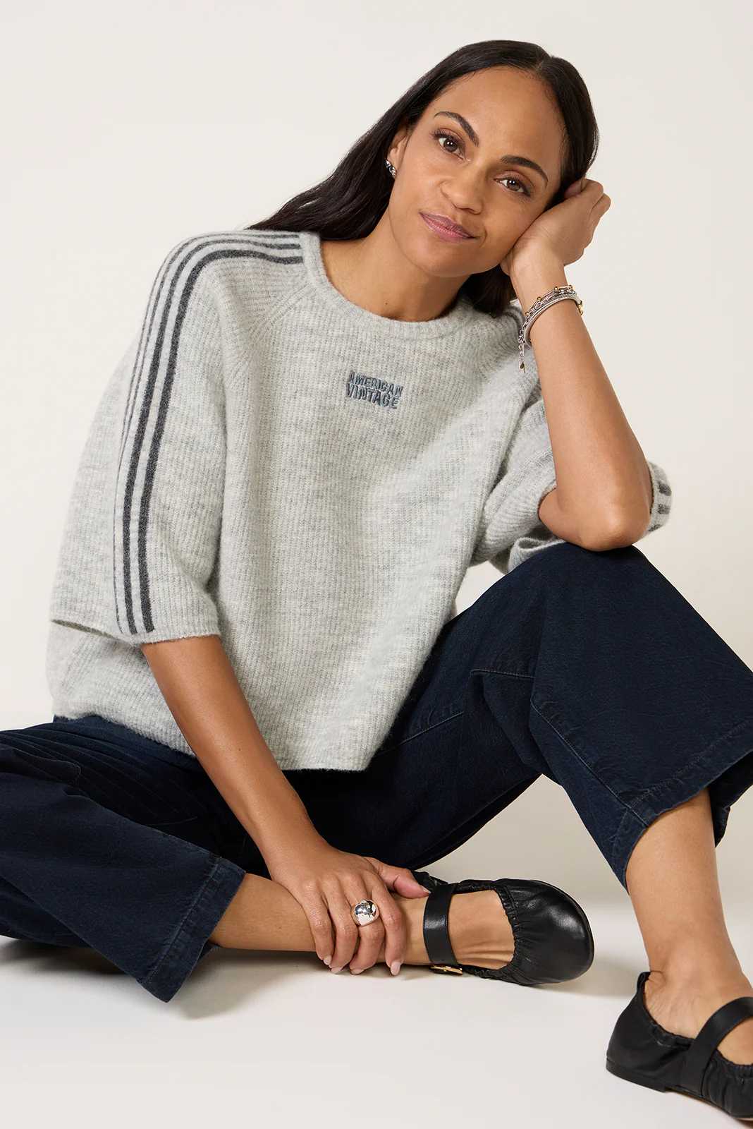 Vitow Elbow Sleeve Sweater